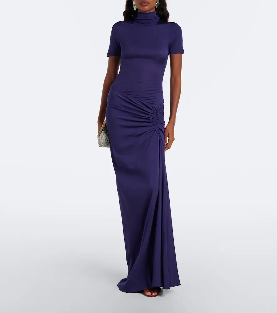 Christopher Esber Gathered faille gown | Thumbnail 5 Christopher Esber Gathered faille gown | Thumbnail 5