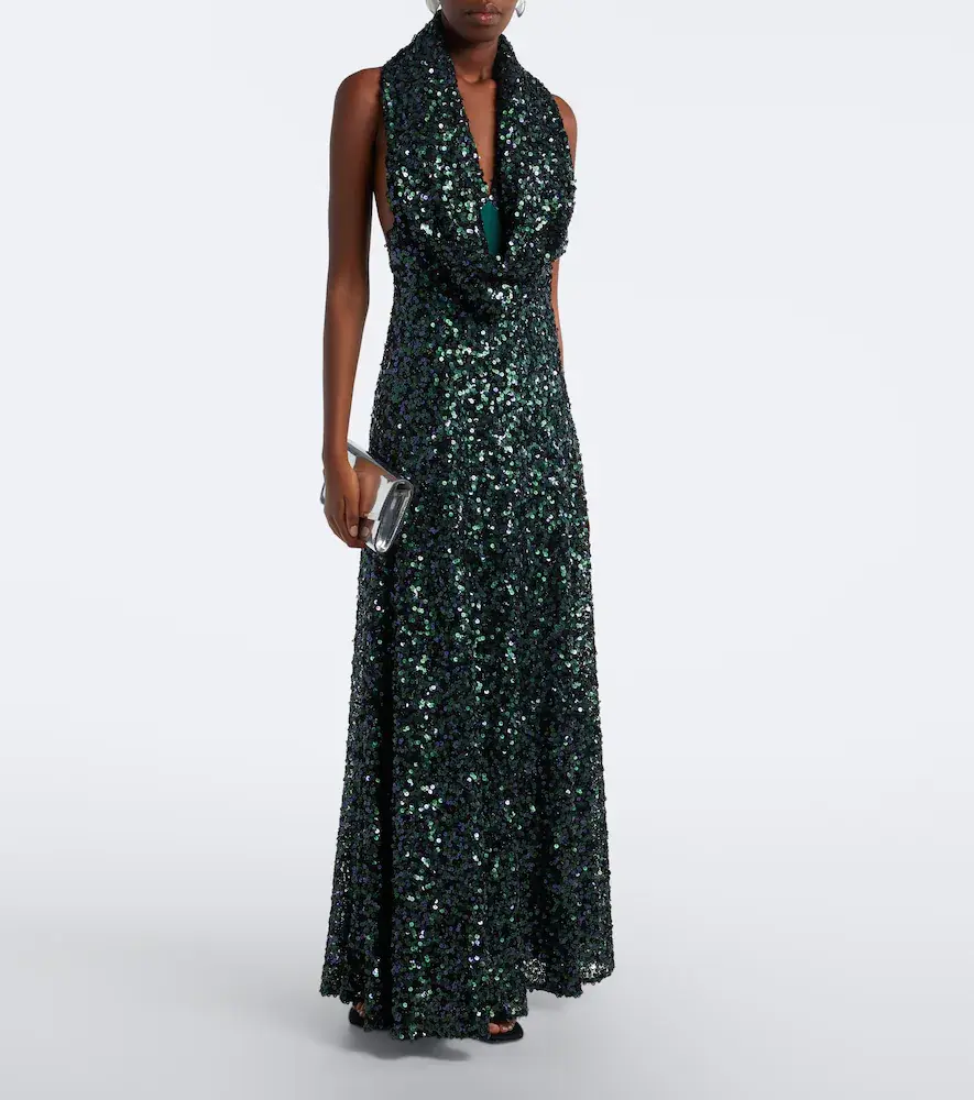Christopher Esber Sequined halterneck gown | Thumbnail 4 Christopher Esber Sequined halterneck gown | Thumbnail 4
