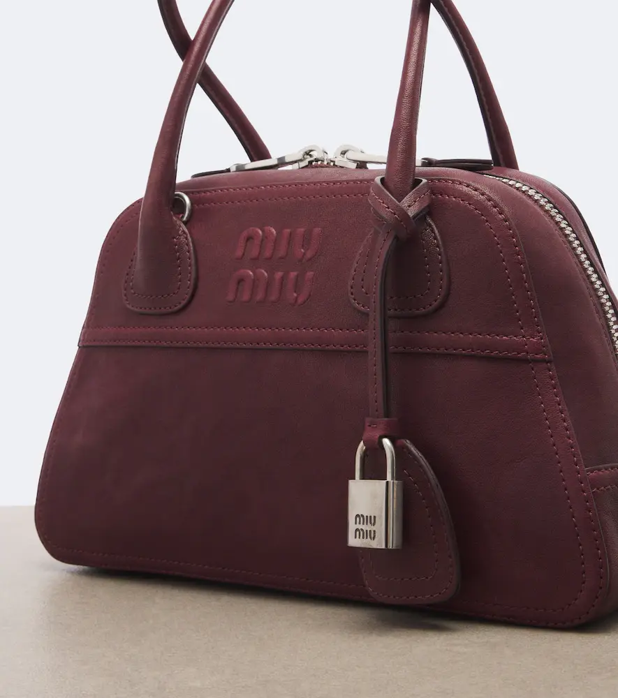 Miu Miu Vivant leather bowling bag | Thumbnail 2 Miu Miu Vivant leather bowling bag | Thumbnail 2