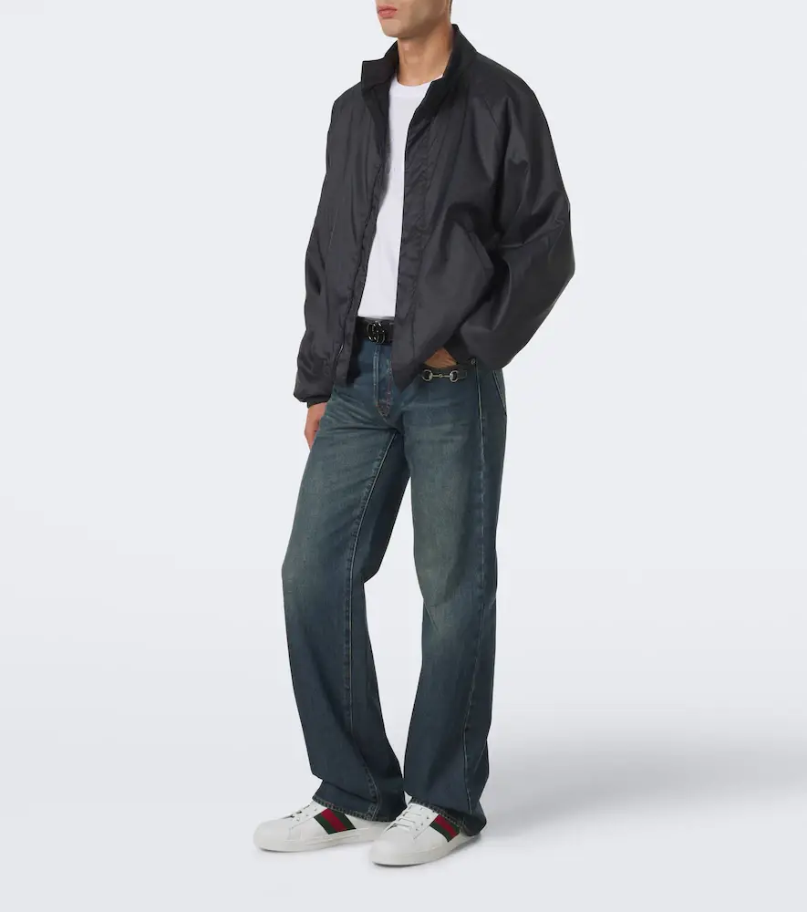 Gucci Ace Web Stripe leather sneakers | Thumbnail 7 Gucci Ace Web Stripe leather sneakers | Thumbnail 7