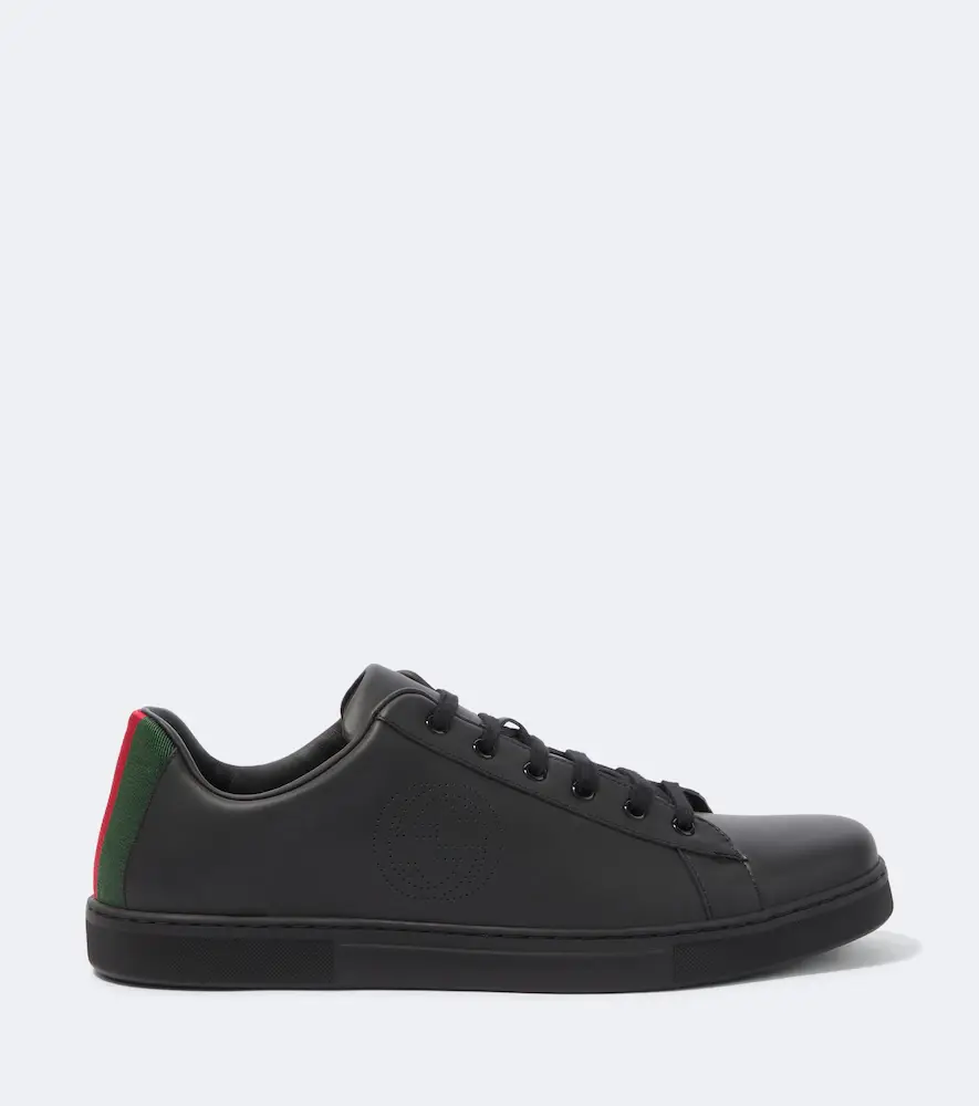 Gucci Ace Web Stripe leather sneakers | Thumbnail 5 Gucci Ace Web Stripe leather sneakers | Thumbnail 5