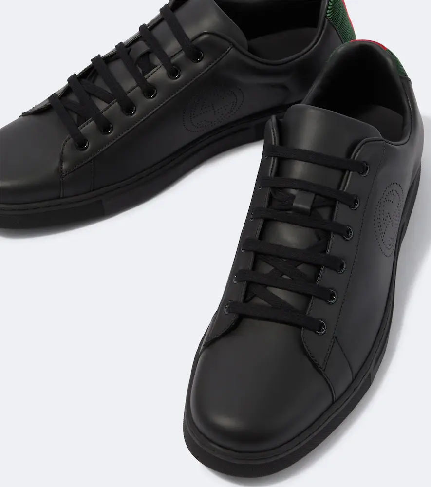 Gucci Ace Web Stripe leather sneakers | Thumbnail 6 Gucci Ace Web Stripe leather sneakers | Thumbnail 6