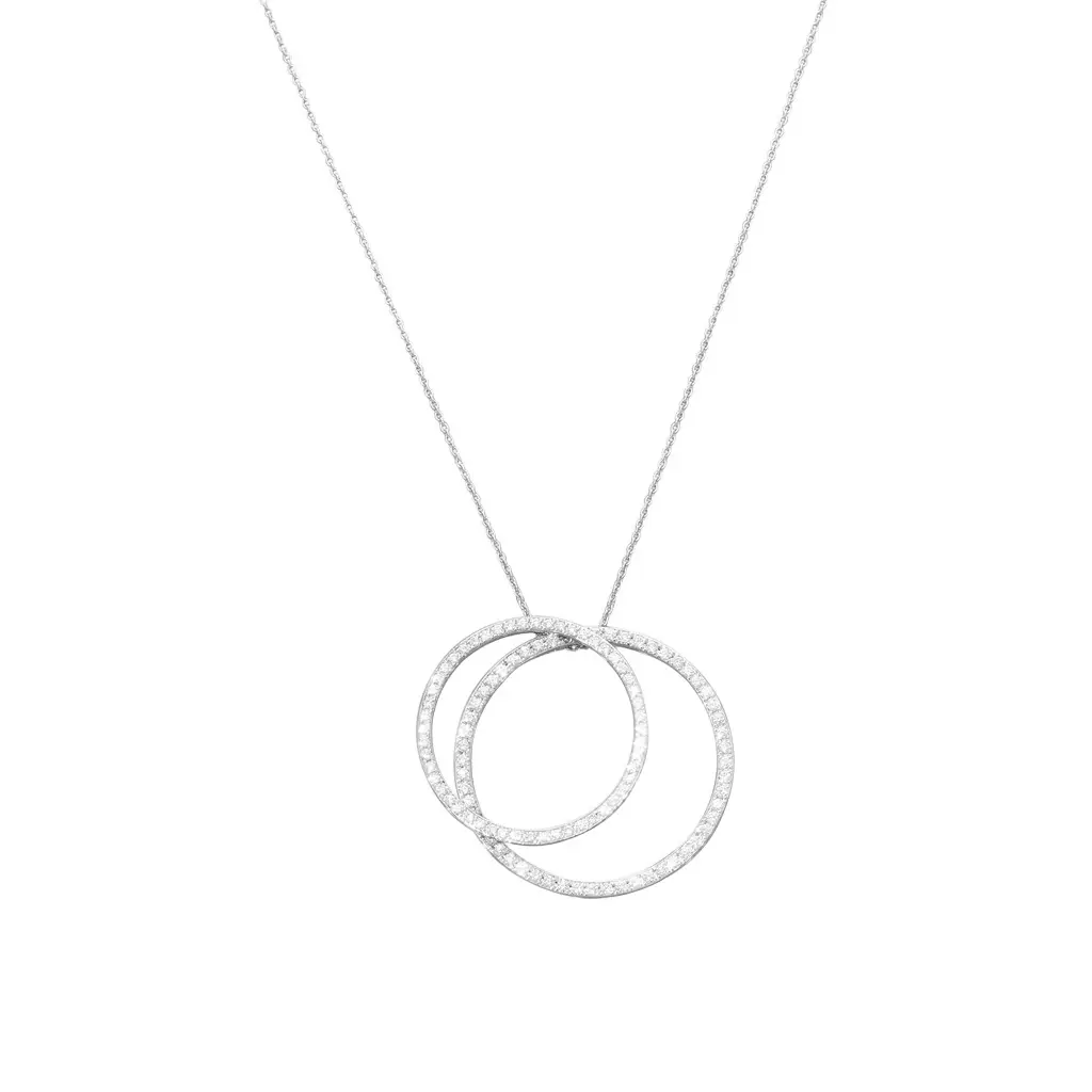 Roberto Coin 18K White Gold Diamond Pendant Necklace by The Solist Roberto Coin 18K White Gold Diamond Pendant Necklace by The Solist