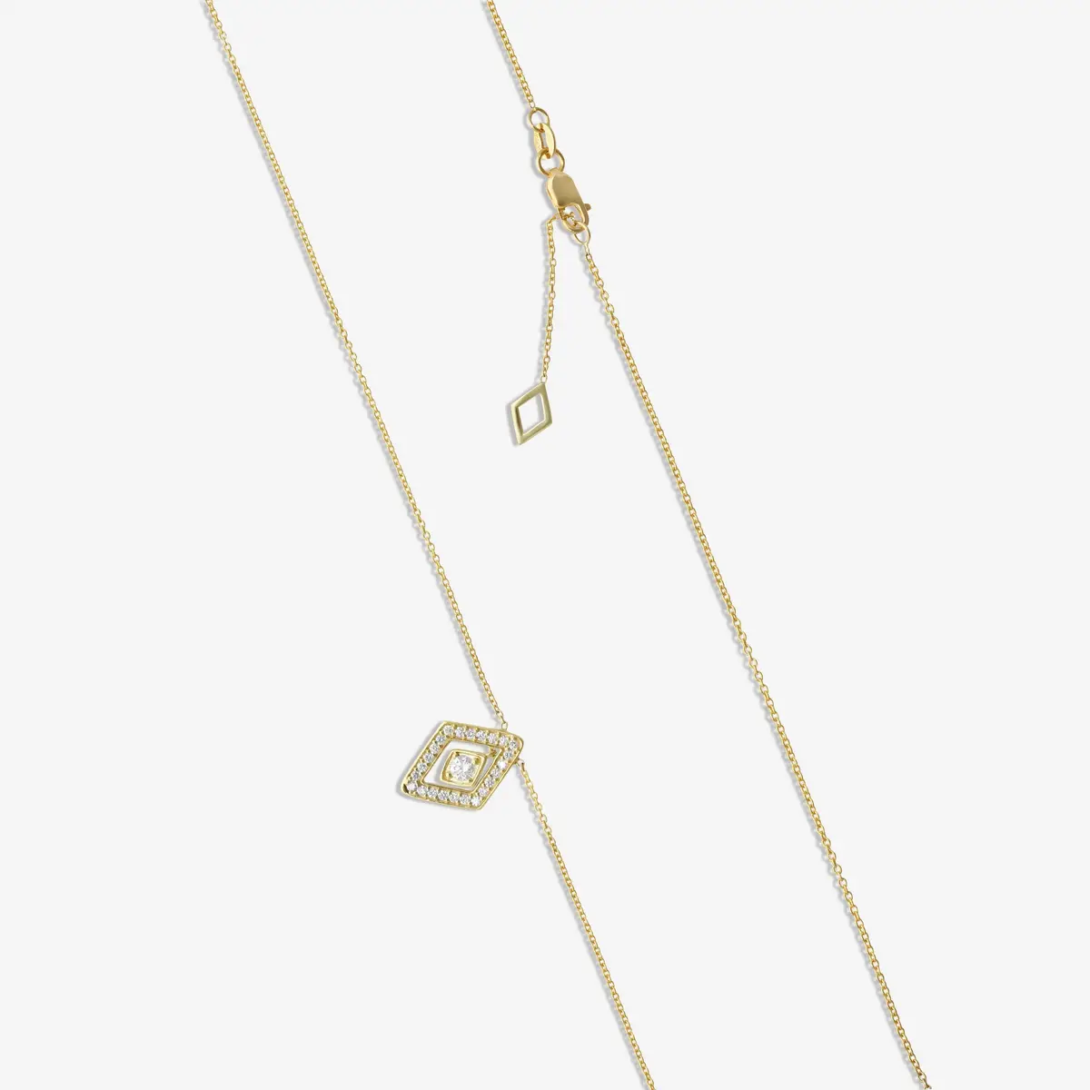 Roberto Coin Roberto Coin 18K Yellow Gold Diamond Pendant Necklace by The Solist | Thumbnail 3