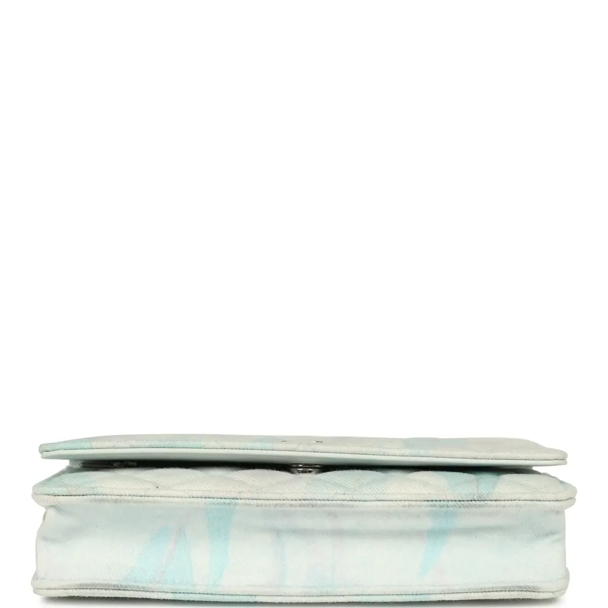 Chanel Chanel "Jungle Jeans" Wallet on Chain Light Blue, Multicolor Printed Denim Silver Hardware | Thumbnail 6