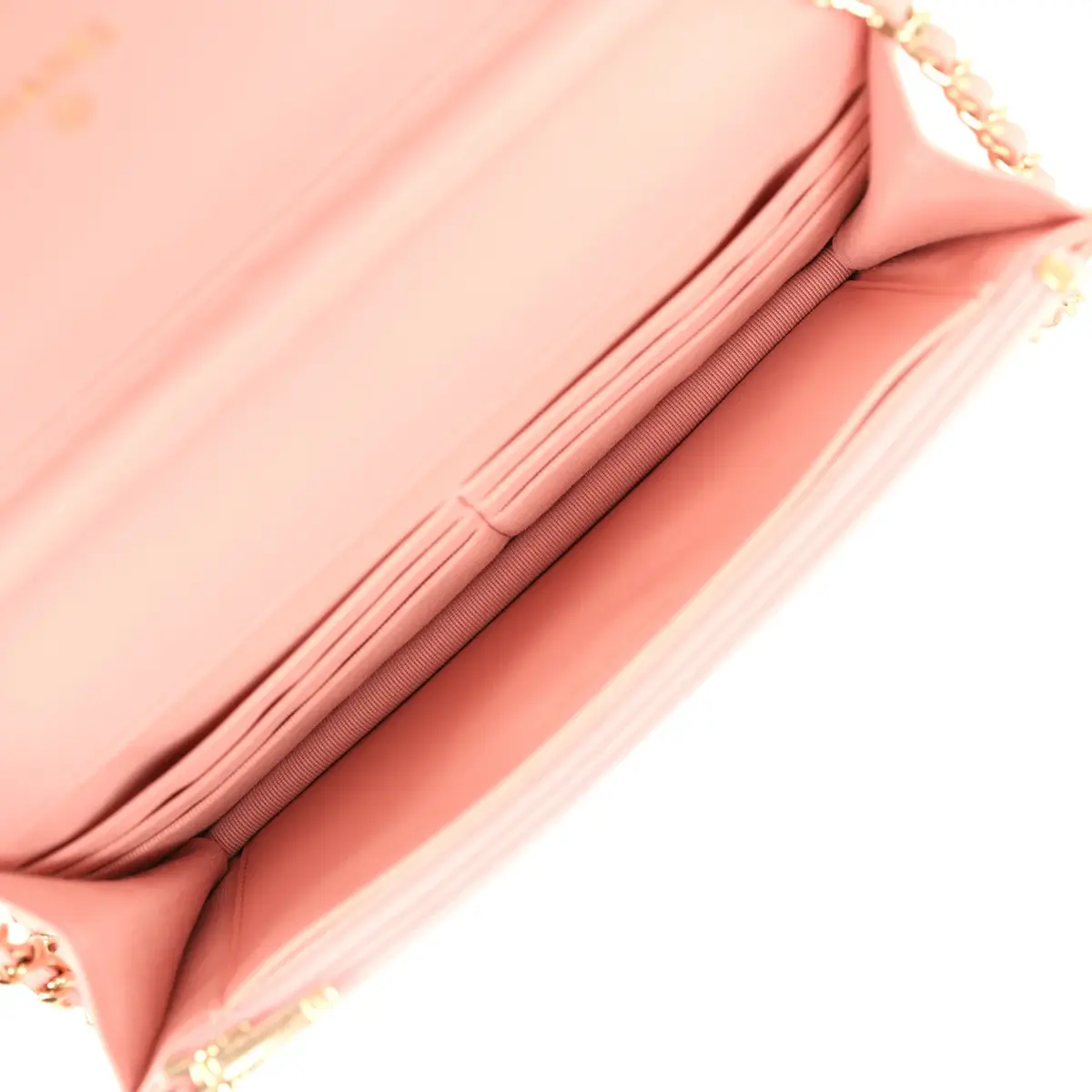 Chanel Chanel Classic Wallet On Chain WOC Pink Caviar Light Gold Hardware | Thumbnail 8 Chanel Chanel Classic Wallet On Chain WOC Pink Caviar Light Gold Hardware | Thumbnail 8