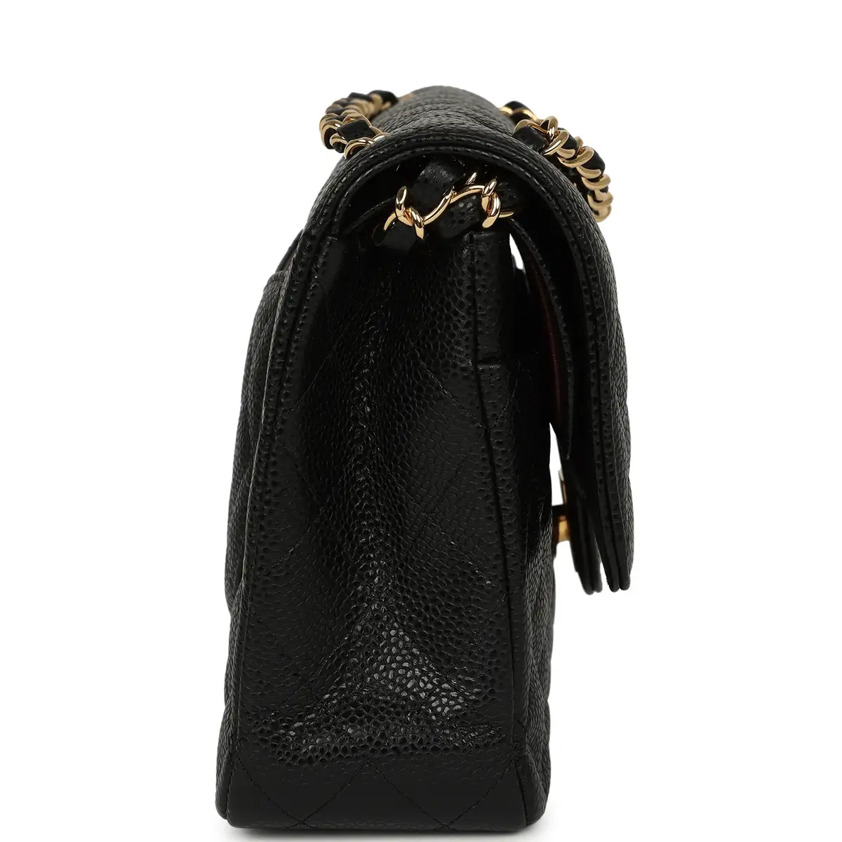 Chanel Chanel Medium Classic Double Flap Bag Black Caviar Gold Hardware | Thumbnail 3 Chanel Chanel Medium Classic Double Flap Bag Black Caviar Gold Hardware | Thumbnail 3