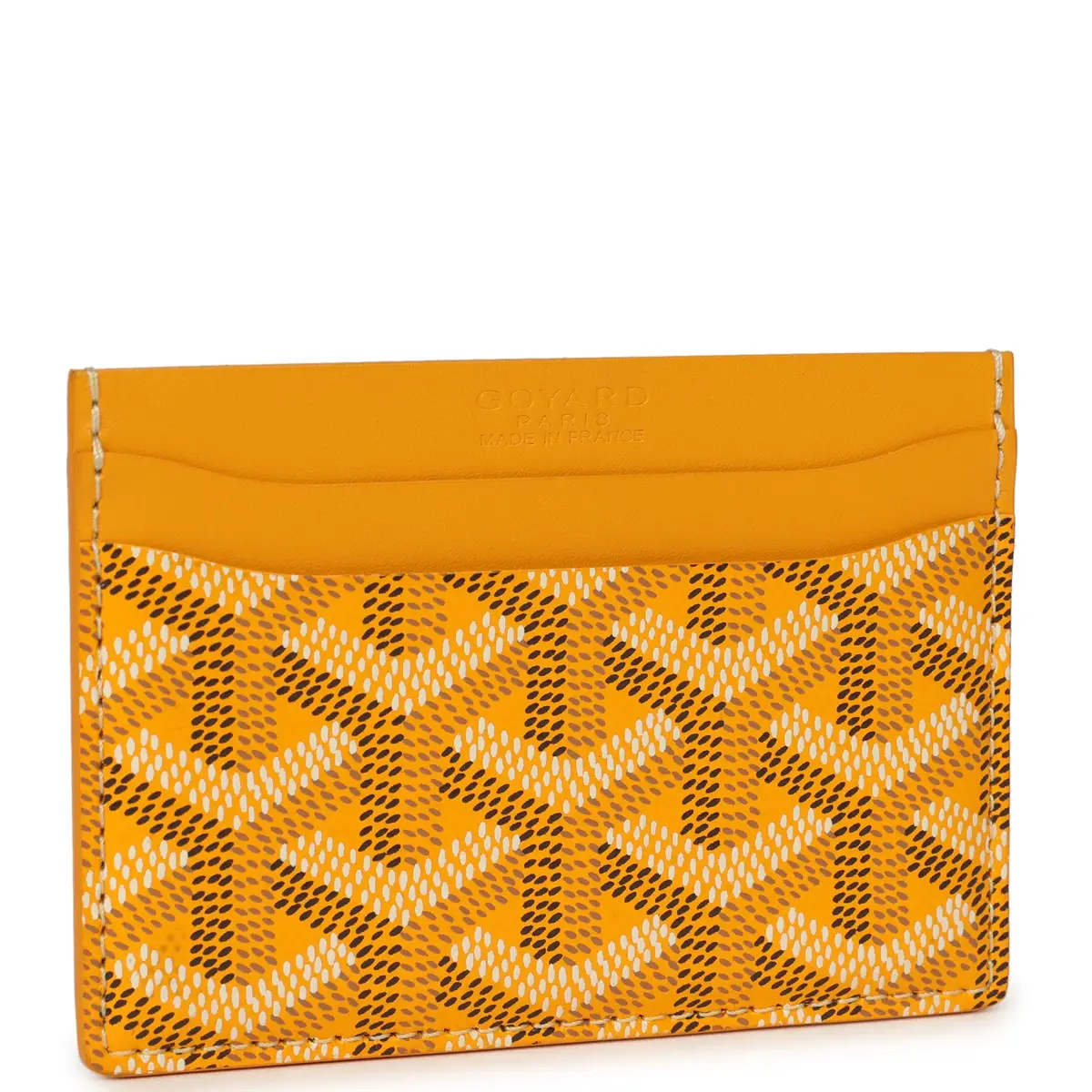 goyard Goyard Goyardine Canvas Yellow Saint-Sulpice Card Wallet | Thumbnail 2 goyard Goyard Goyardine Canvas Yellow Saint-Sulpice Card Wallet | Thumbnail 2
