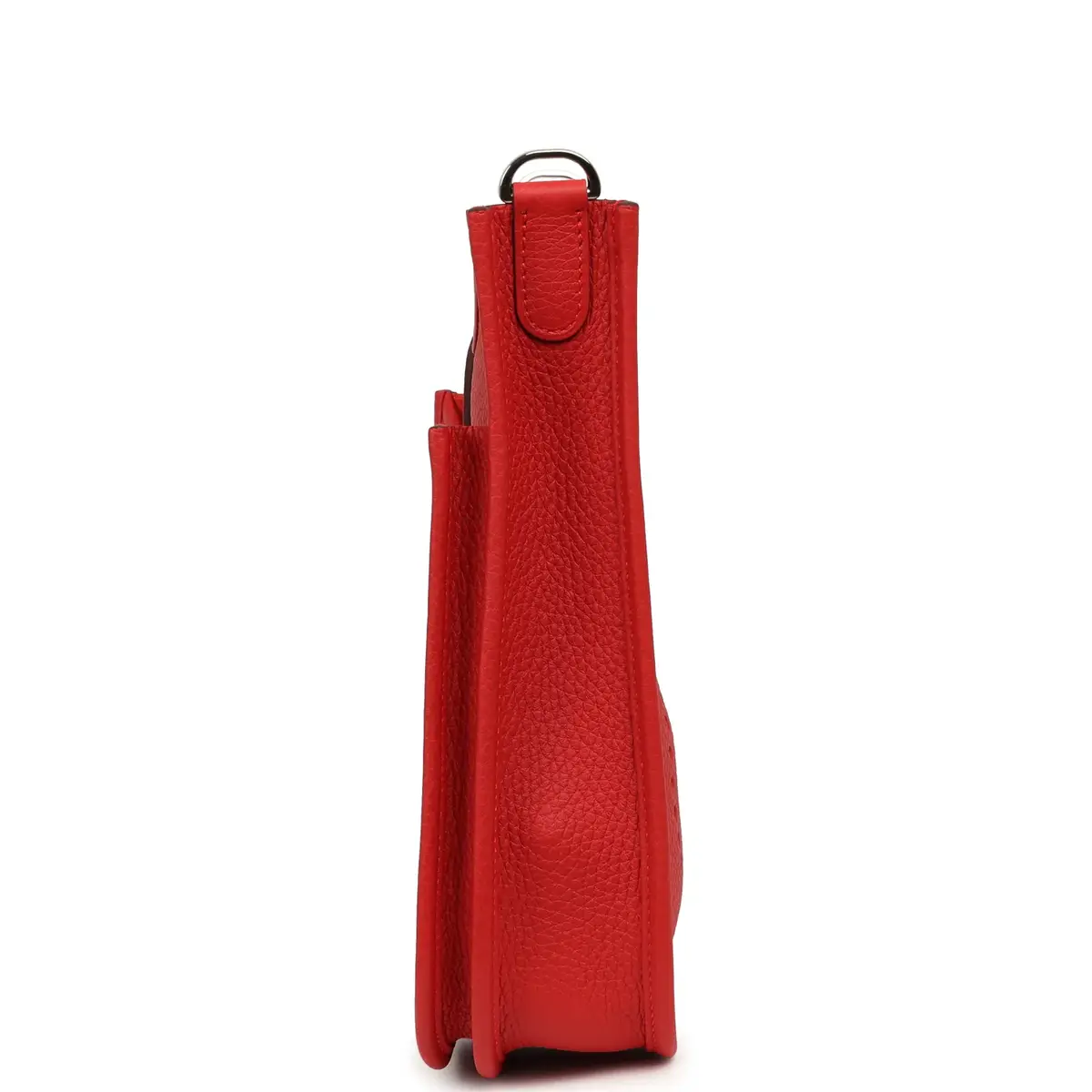 HERMÈS Hermes Evelyne 23 Rouge Radieux Clemence Palladium Hardware | Thumbnail 3