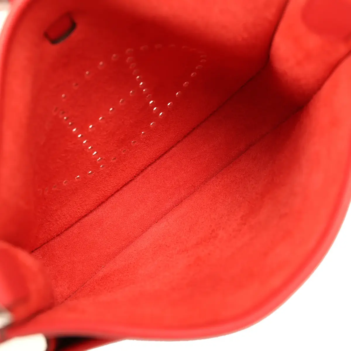 HERMÈS Hermes Evelyne 23 Rouge Radieux Clemence Palladium Hardware | Thumbnail 8