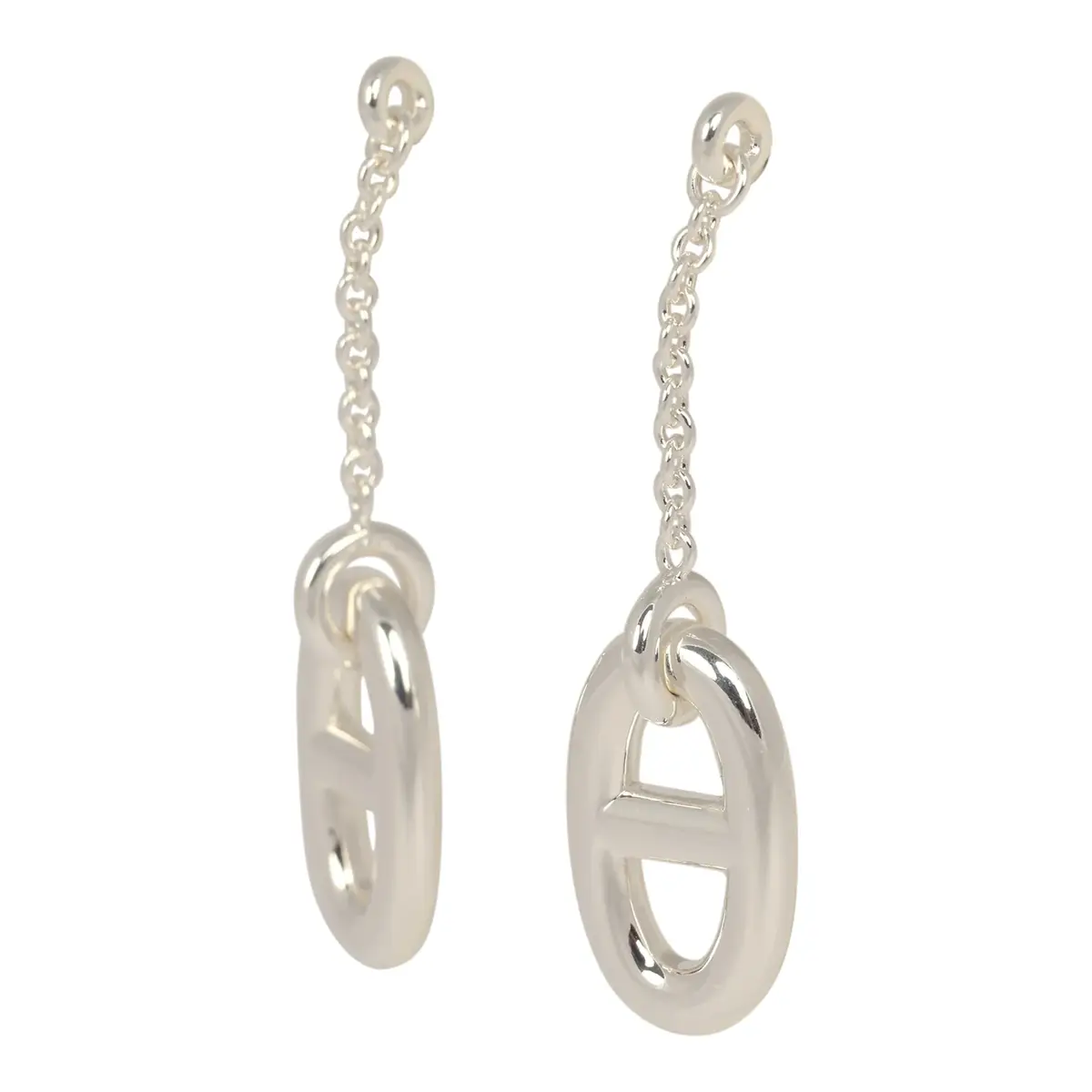 HERMÈS Hermes Farandole Drop Earrings Medium Sterling | Thumbnail 3 HERMÈS Hermes Farandole Drop Earrings Medium Sterling | Thumbnail 3