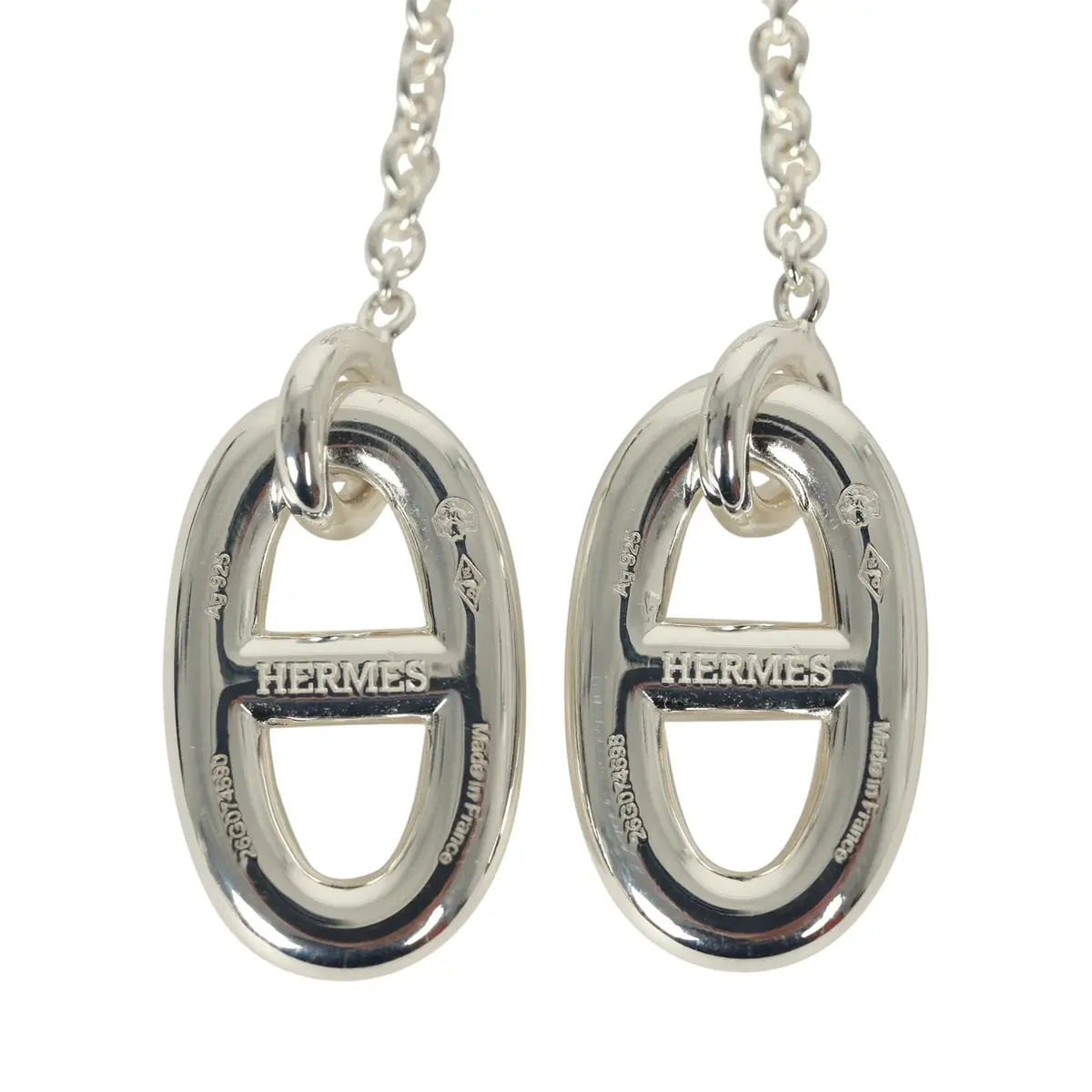 HERMÈS Hermes Farandole Drop Earrings Medium Sterling | Thumbnail 6 HERMÈS Hermes Farandole Drop Earrings Medium Sterling | Thumbnail 6