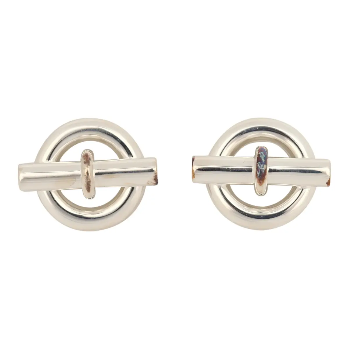 HERMÈS Hermes Mini Chaine D'Ancre Stud Earrings Sterling | Thumbnail 2 HERMÈS Hermes Mini Chaine D'Ancre Stud Earrings Sterling | Thumbnail 2