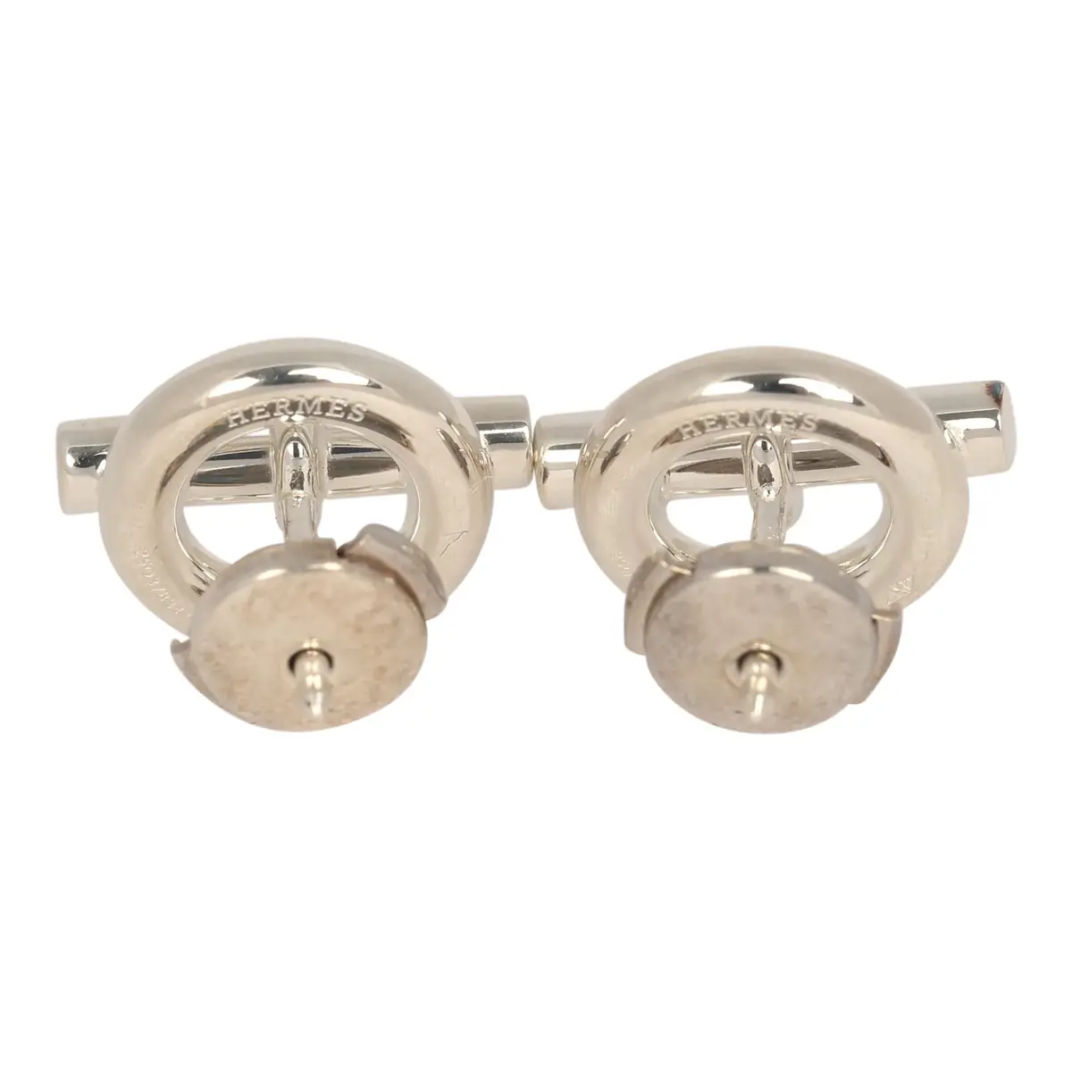 HERMÈS Hermes Mini Chaine D'Ancre Stud Earrings Sterling | Thumbnail 5 HERMÈS Hermes Mini Chaine D'Ancre Stud Earrings Sterling | Thumbnail 5