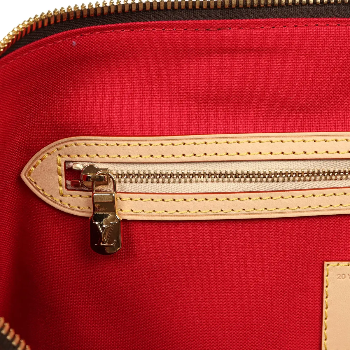 Louis Vuitton Louis Vuitton X Takashi Murakami Cheries Keepall Bandouliere 45 Red, Brown Monogram Cherry Gold Hardware | Thumbnail 8 Louis Vuitton Louis Vuitton X Takashi Murakami Cheries Keepall Bandouliere 45 Red, Brown Monogram Cherry Gold Hardware | Thumbnail 8