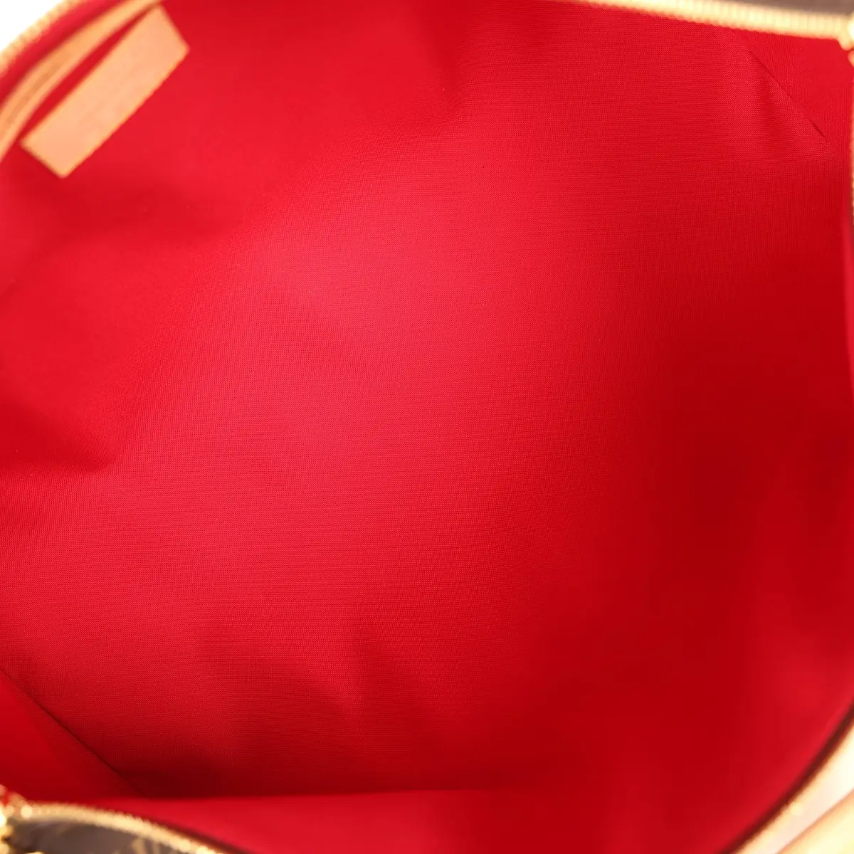Louis Vuitton Louis Vuitton X Takashi Murakami Cheries Keepall Bandouliere 45 Red, Brown Monogram Cherry Gold Hardware | Thumbnail 9 Louis Vuitton Louis Vuitton X Takashi Murakami Cheries Keepall Bandouliere 45 Red, Brown Monogram Cherry Gold Hardware | Thumbnail 9