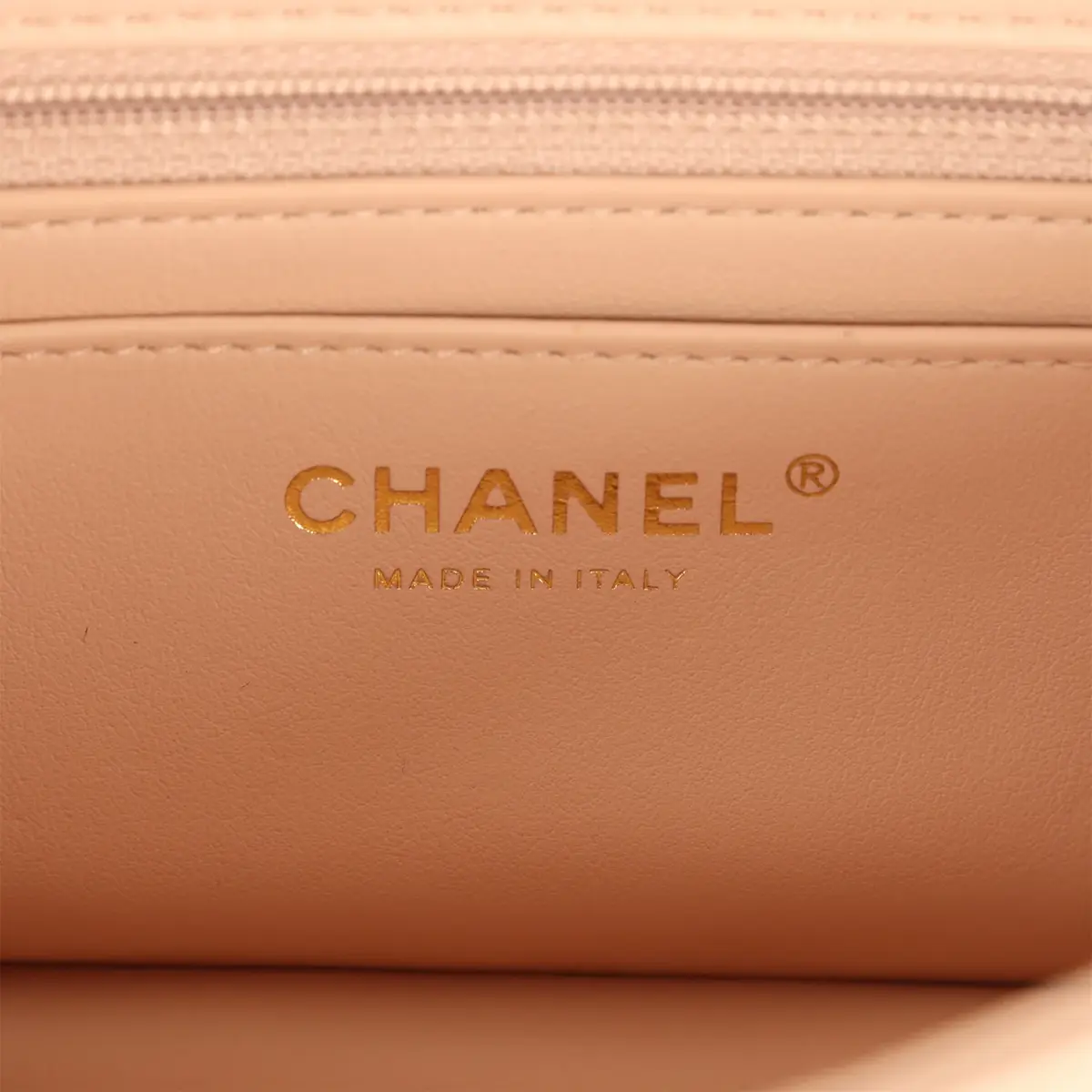 Chanel Pre-owned Chanel Mini Pearl Crush Rectangular Flap Bag Light Pink Lambskin Brushed Gold Hardware | Thumbnail 11 Chanel Pre-owned Chanel Mini Pearl Crush Rectangular Flap Bag Light Pink Lambskin Brushed Gold Hardware | Thumbnail 11