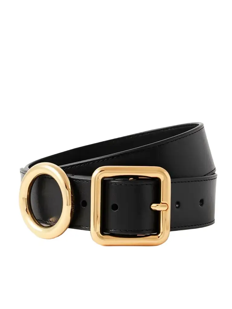 Regalo Embellished Leather Belt