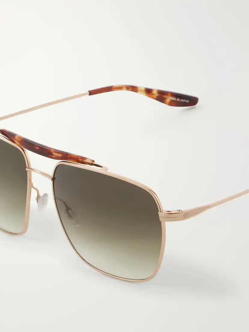 BARTON PERREIRA Bhanot Aviator-style Gold-tone Sunglasses | Thumbnail 4 BARTON PERREIRA Bhanot Aviator-style Gold-tone Sunglasses | Thumbnail 4
