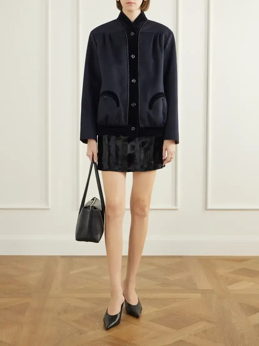 Blazé Milano Coiba Wool And Cashmere-blend Jacket - Blue | Thumbnail 2 Blazé Milano Coiba Wool And Cashmere-blend Jacket - Blue | Thumbnail 2