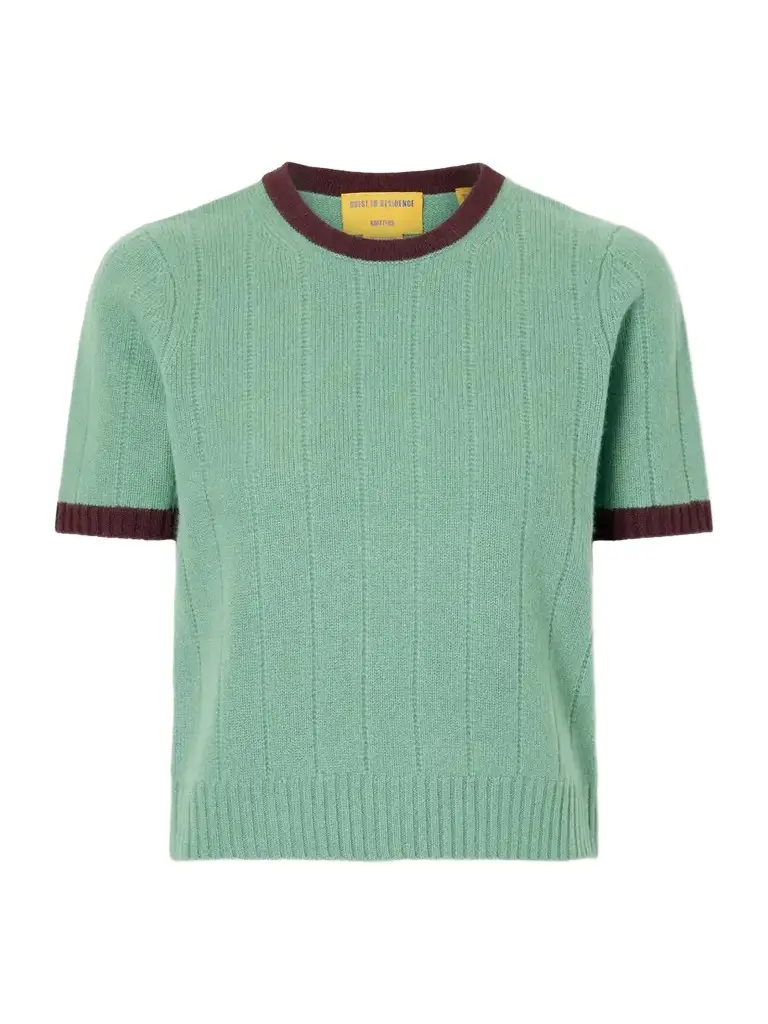 Rib Ringer Cashmere T-shirt Rib Ringer Cashmere T-shirt