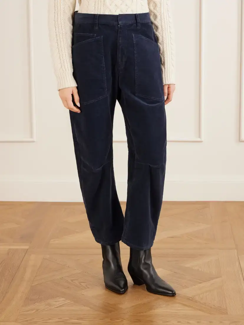 Nili Lotan Shon Cotton-blend Twill Tapered Pants | Thumbnail 3 Nili Lotan Shon Cotton-blend Twill Tapered Pants | Thumbnail 3