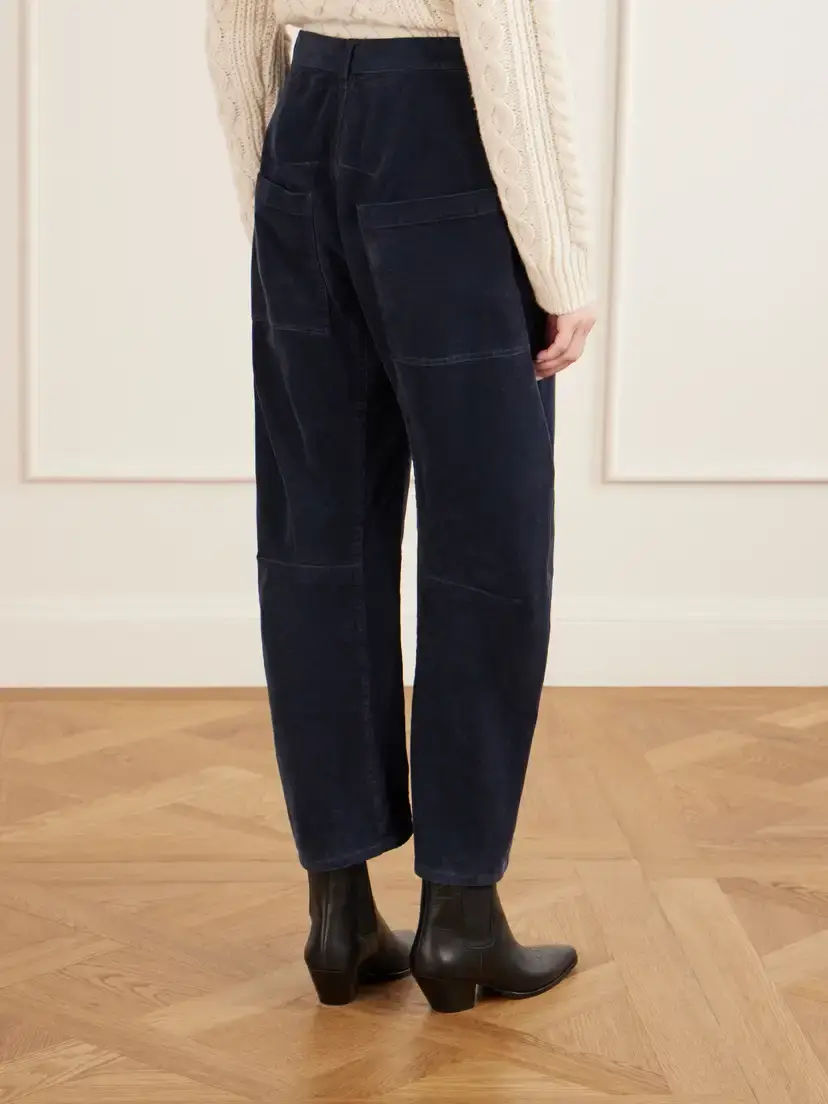 Nili Lotan Shon Cotton-blend Twill Tapered Pants | Thumbnail 4 Nili Lotan Shon Cotton-blend Twill Tapered Pants | Thumbnail 4
