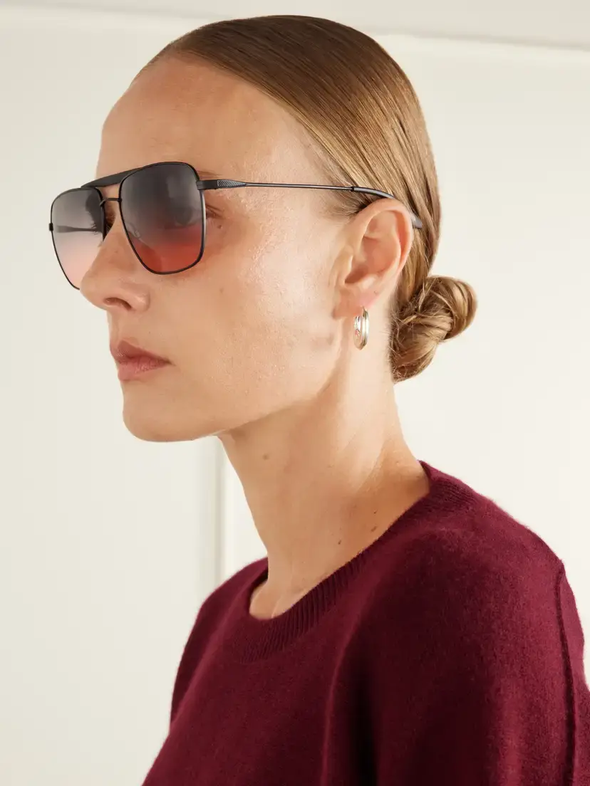 BARTON PERREIRA Bhanot Aviator-style Titanium Sunglasses | Thumbnail 5 BARTON PERREIRA Bhanot Aviator-style Titanium Sunglasses | Thumbnail 5
