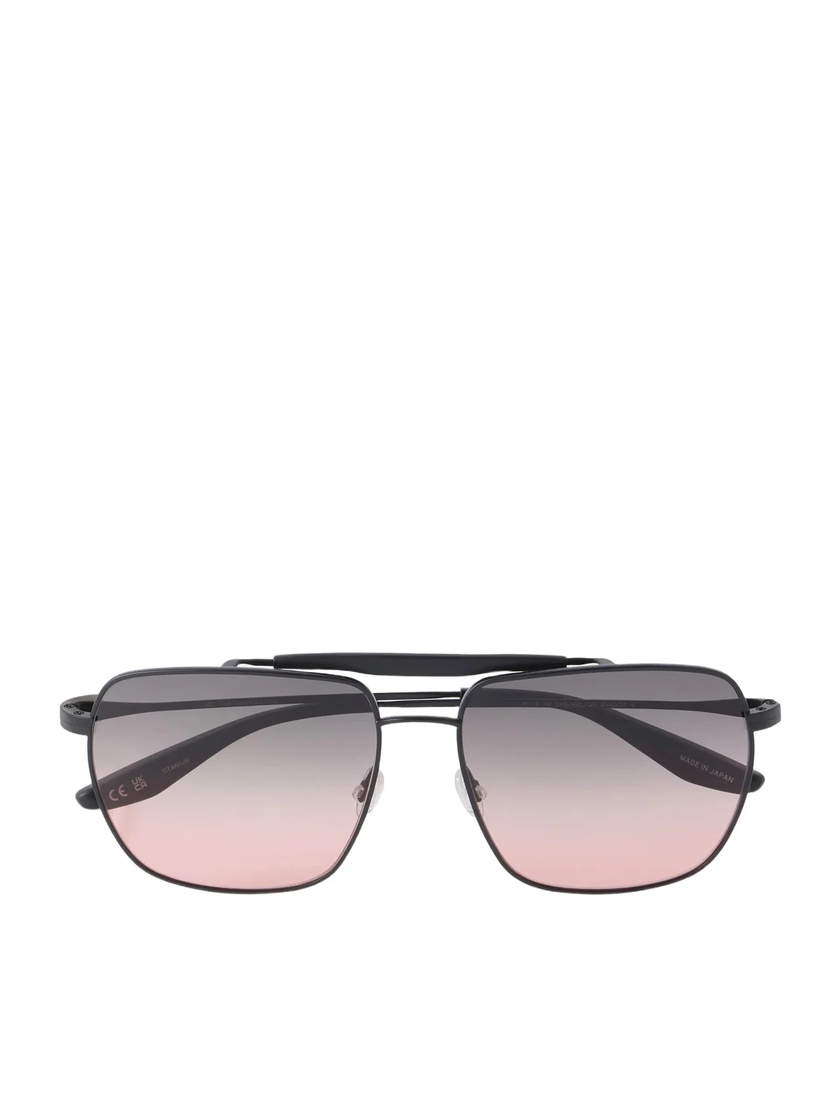 BARTON PERREIRA Bhanot Aviator-style Titanium Sunglasses
