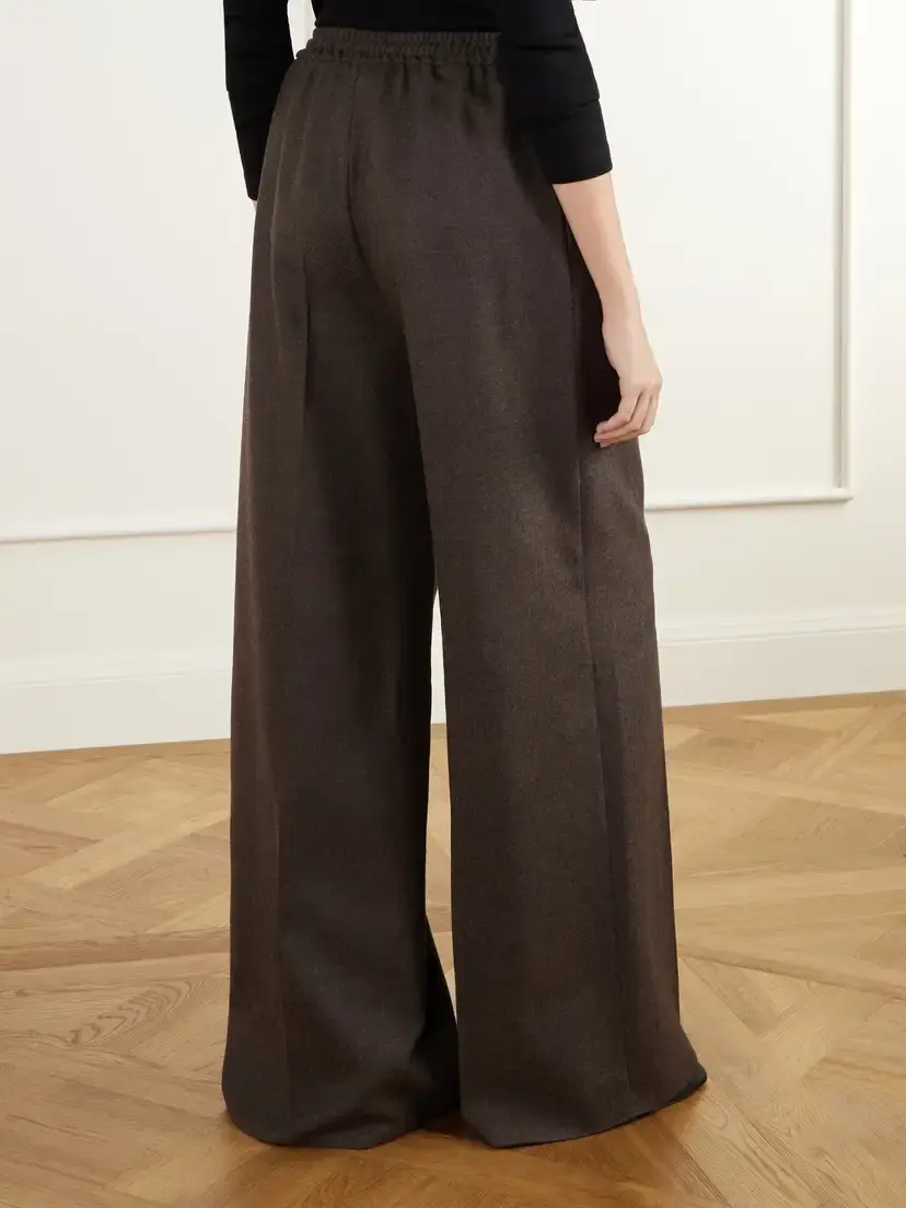 Max Mara Pantone Virgin Wool-twill Wide-leg Pants | Thumbnail 3 Max Mara Pantone Virgin Wool-twill Wide-leg Pants | Thumbnail 3