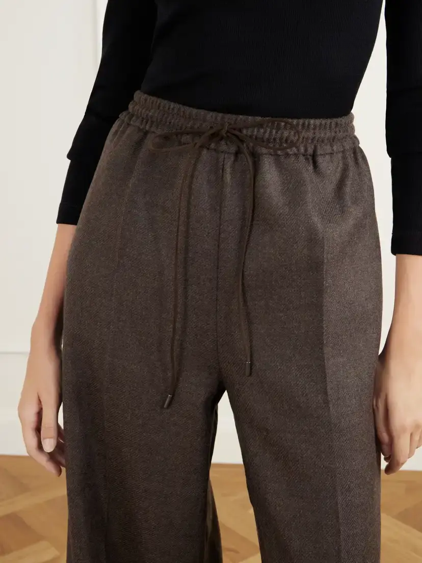 Max Mara Pantone Virgin Wool-twill Wide-leg Pants | Thumbnail 4 Max Mara Pantone Virgin Wool-twill Wide-leg Pants | Thumbnail 4