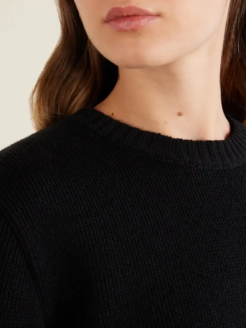 TOTEME Wool And Cotton-blend Sweater | Thumbnail 5