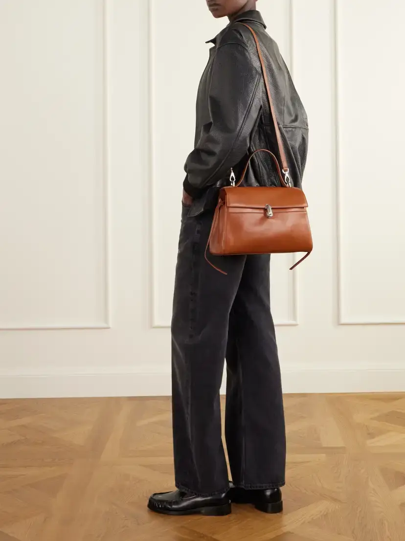 Savette Soft Symmetry Leather Top Handle Bag | Thumbnail 3