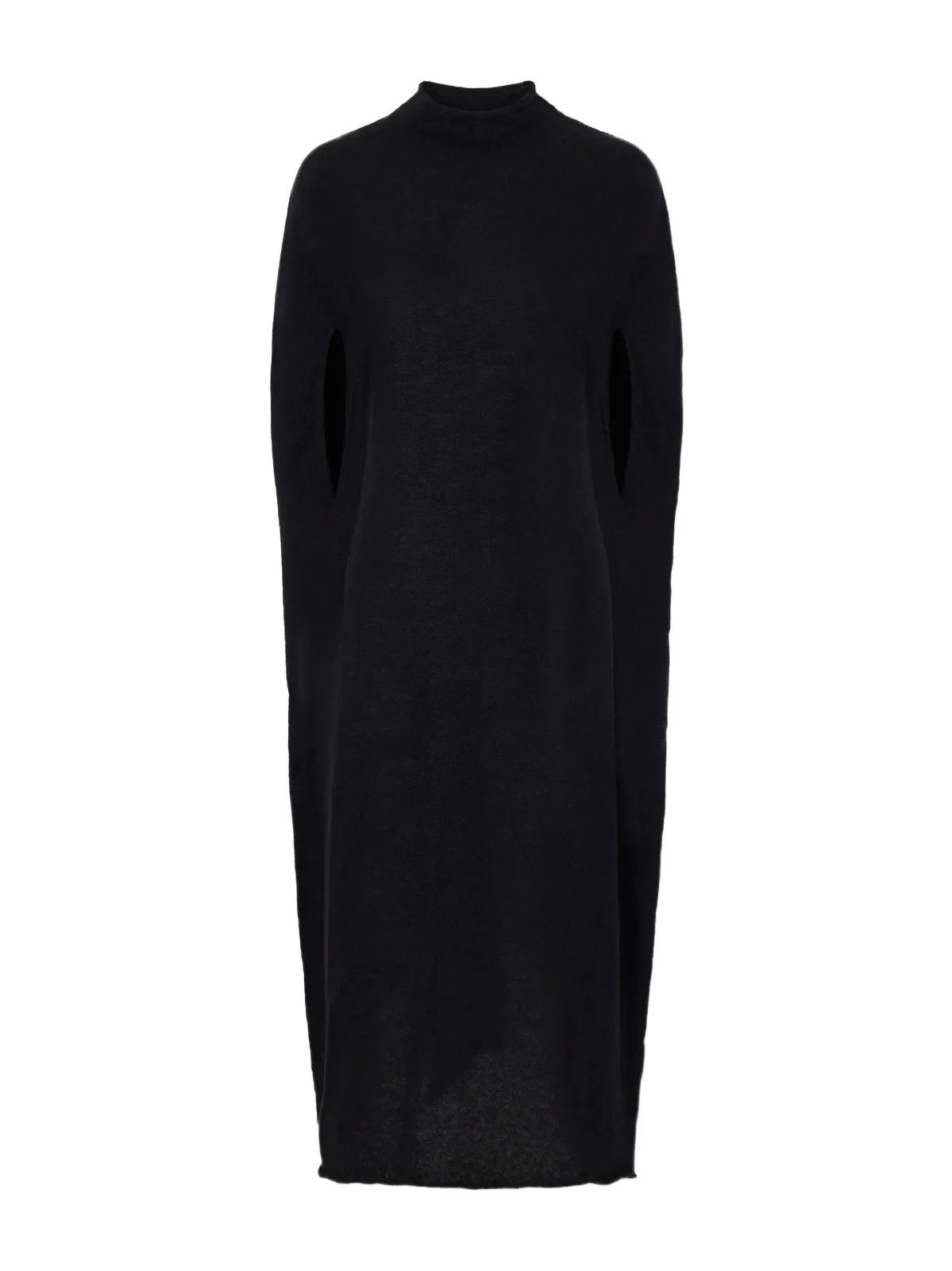 Lauren Manoogian Bottle Cape-effect Wool-blend Maxi Dress