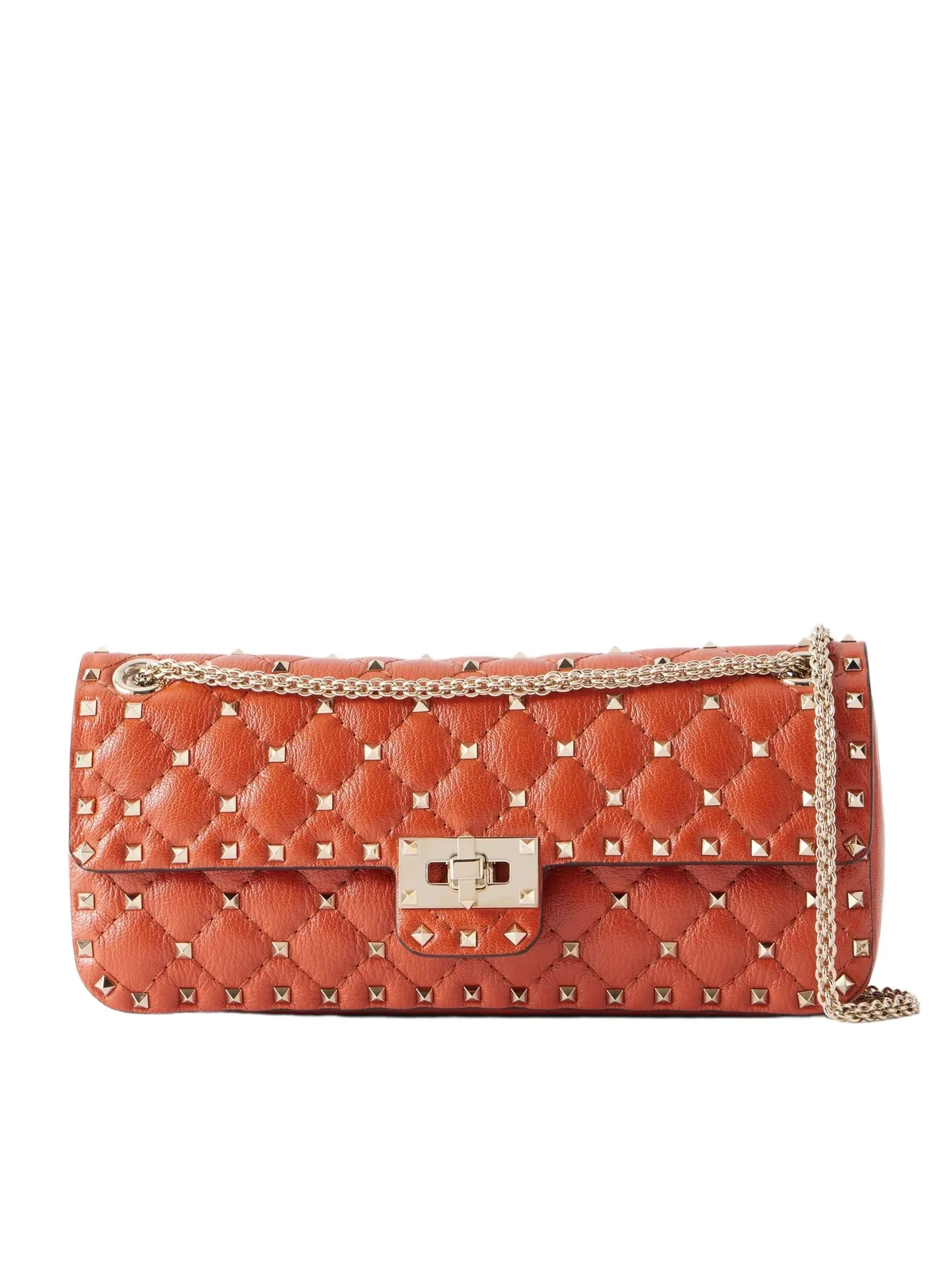 Valentino Garavani Spike Small Studded Quilted Leather Shoulder Bag