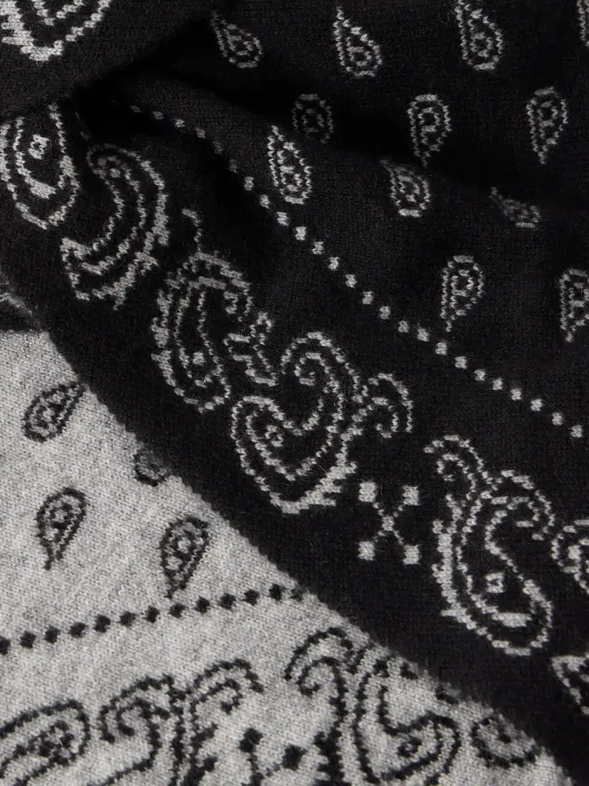 Guest In Residence The Wild Rag Cashmere-jacquard Scarf | Thumbnail 4