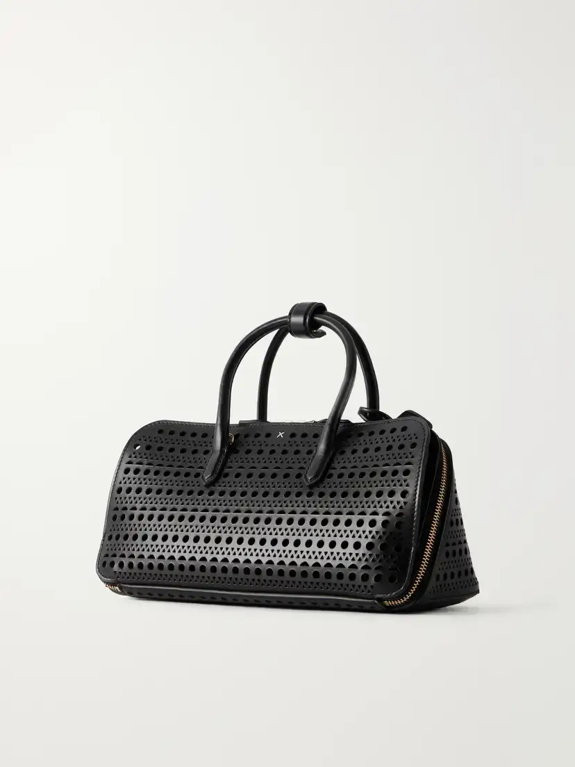 Alaïa Delta Small Laser-cut Leather Shoulder Bag | Thumbnail 3