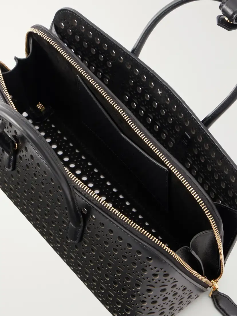 Alaïa Delta Small Laser-cut Leather Shoulder Bag | Thumbnail 5