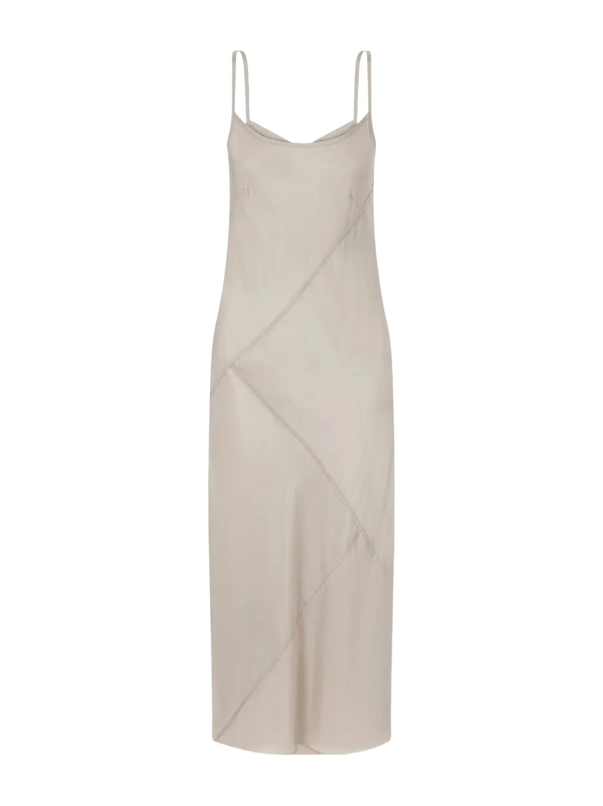Lauren Manoogian Paneled Satin Midi Dress
