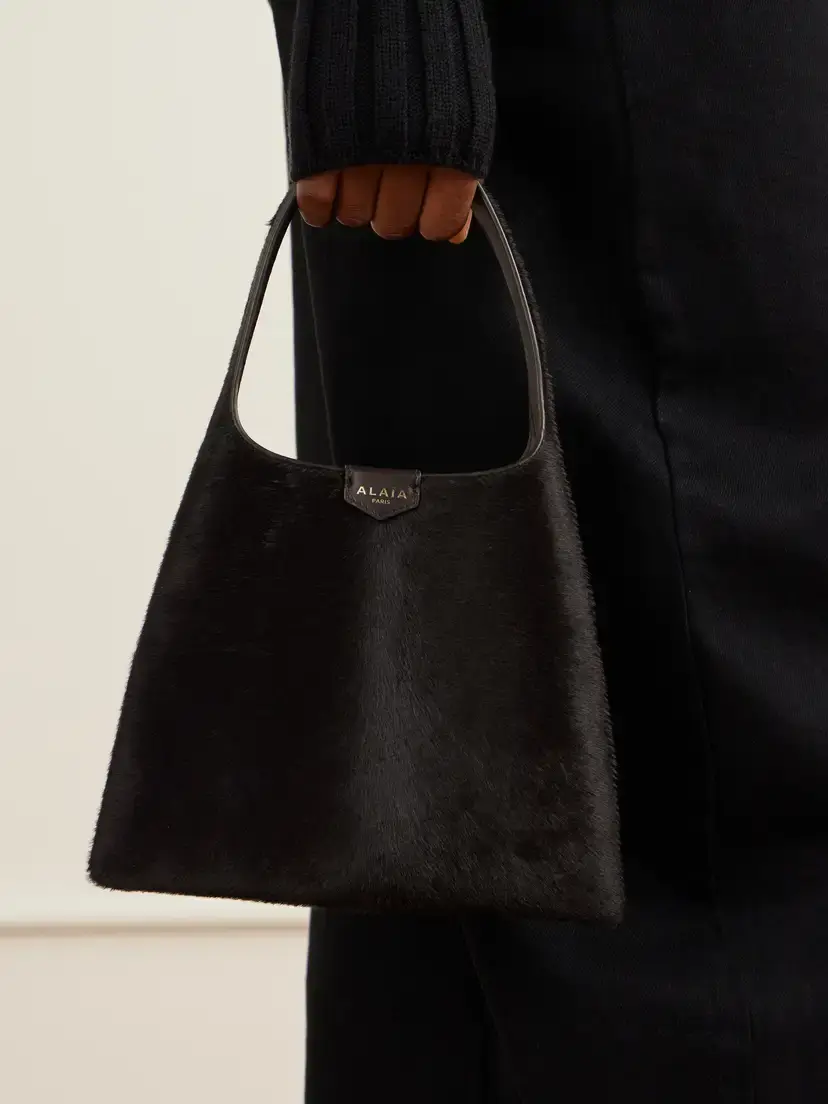 Alaïa Mini Calf Hair Shoulder Bag | Thumbnail 2 Alaïa Mini Calf Hair Shoulder Bag | Thumbnail 2