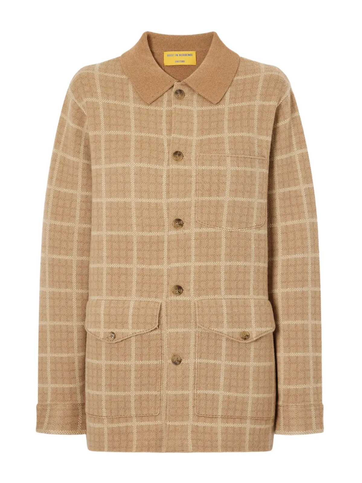 Tartan Industry Checked Wool And Cashmere-blend Jacket - Brown