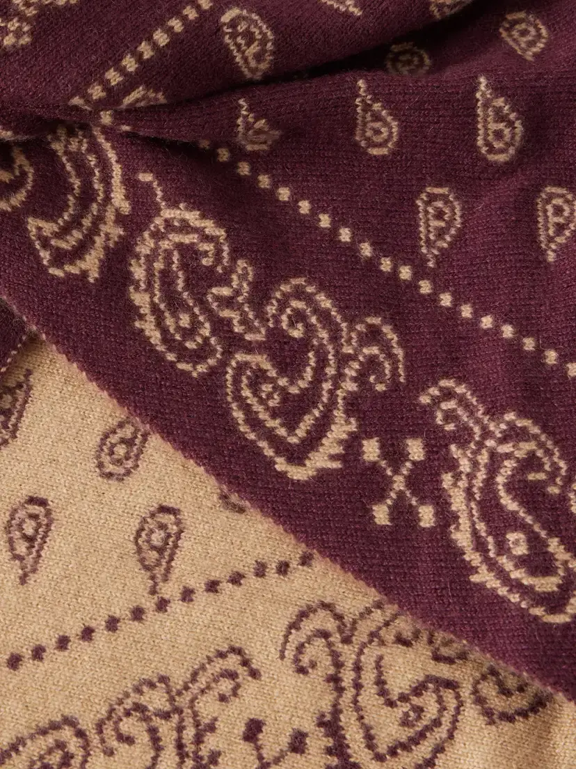 Guest In Residence The Wild Rag Cashmere-jacquard Scarf | Thumbnail 4 Guest In Residence The Wild Rag Cashmere-jacquard Scarf | Thumbnail 4