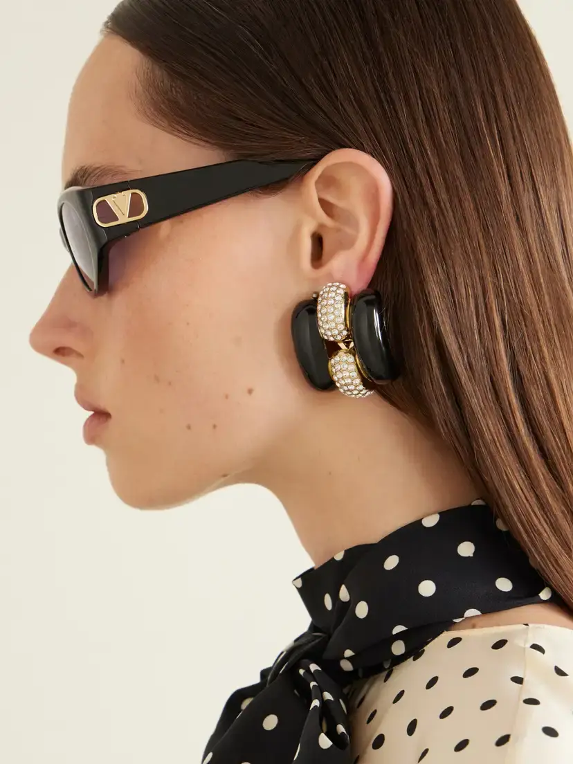 Valentino Eyewear Vlogo-embellished Round-frame Acetate Sunglasses | Thumbnail 5 Valentino Eyewear Vlogo-embellished Round-frame Acetate Sunglasses | Thumbnail 5