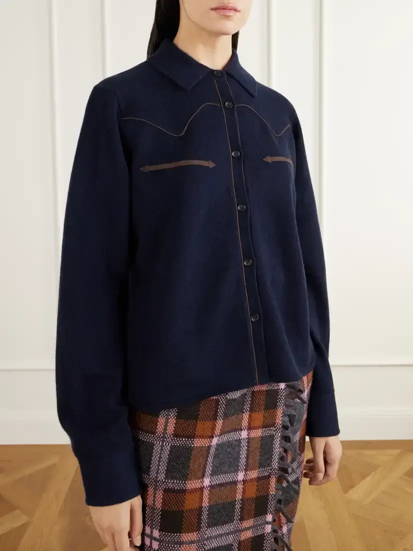 Guest In Residence Western Cropped Cashmere Cardigan | Thumbnail 3 Guest In Residence Western Cropped Cashmere Cardigan | Thumbnail 3
