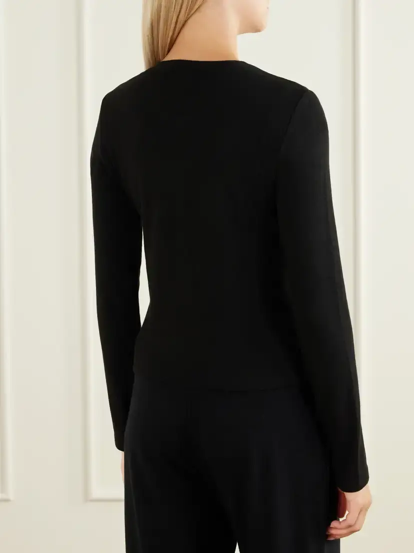 LESET Lauren Jersey Cardigan | Thumbnail 4