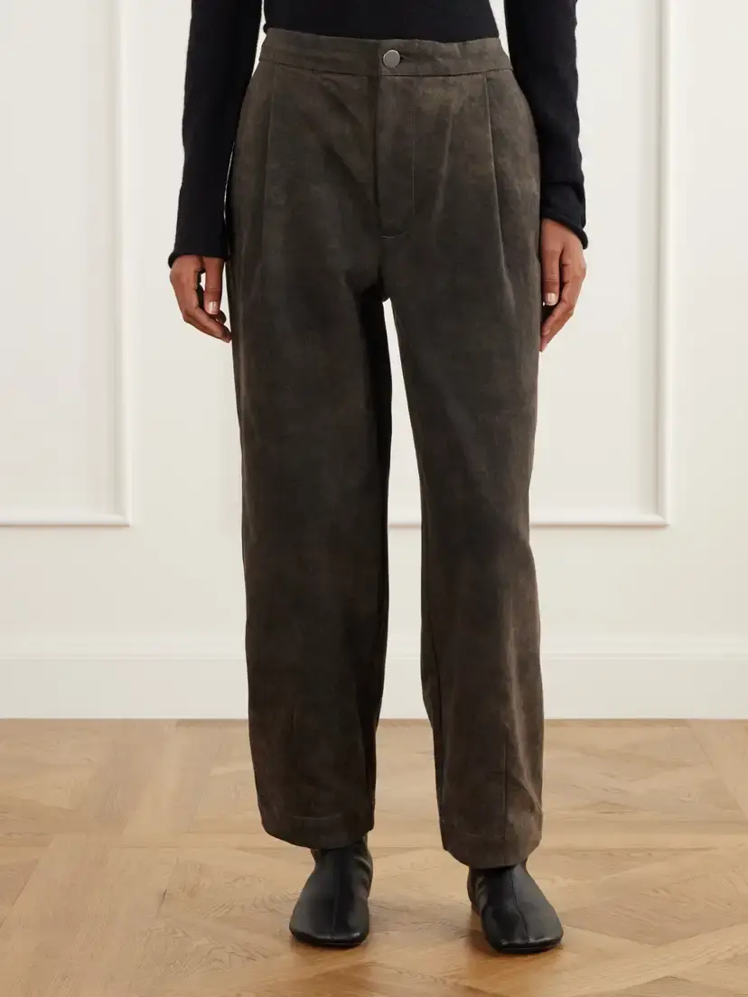 Lauren Manoogian Pleated Cotton-twill Tapered Pants | Thumbnail 3 Lauren Manoogian Pleated Cotton-twill Tapered Pants | Thumbnail 3