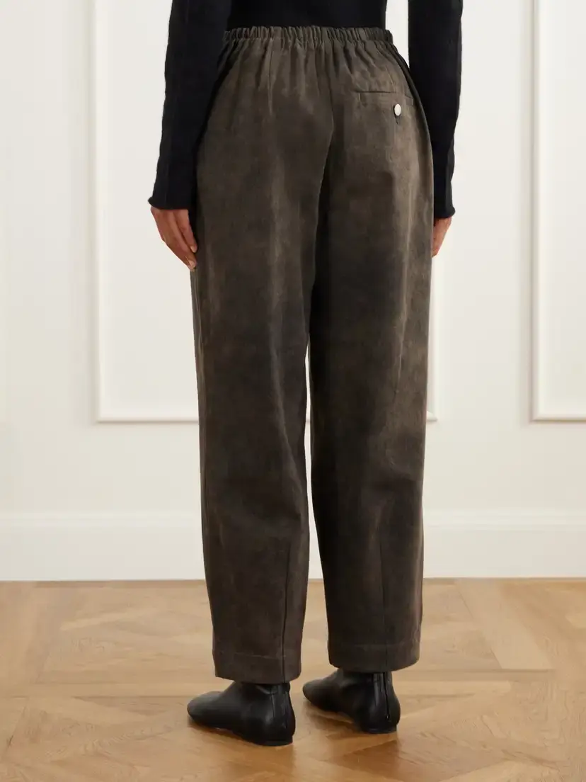 Lauren Manoogian Pleated Cotton-twill Tapered Pants | Thumbnail 4 Lauren Manoogian Pleated Cotton-twill Tapered Pants | Thumbnail 4