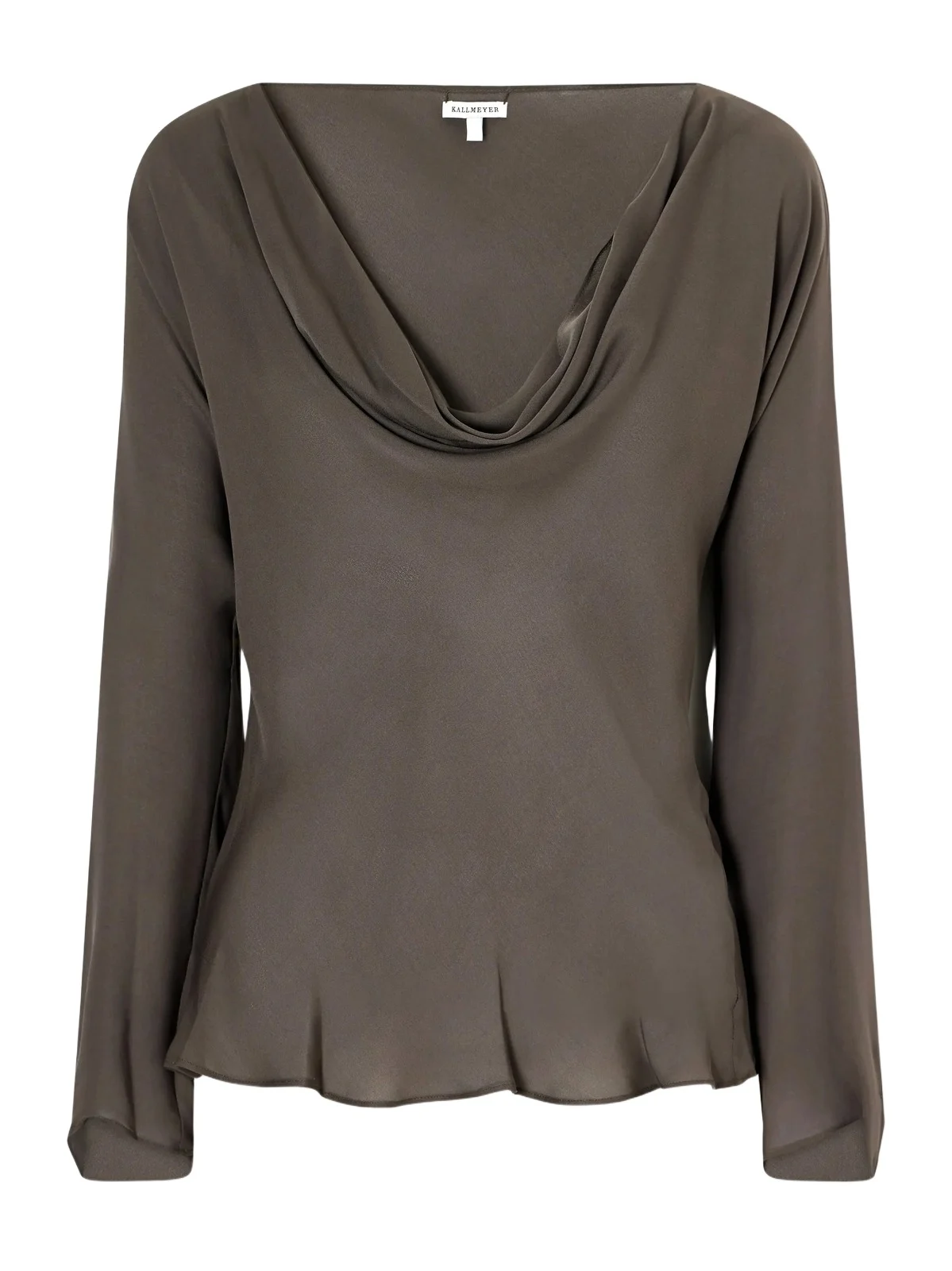 Kallmeyer Wilka Draped Silk-georgette Blouse