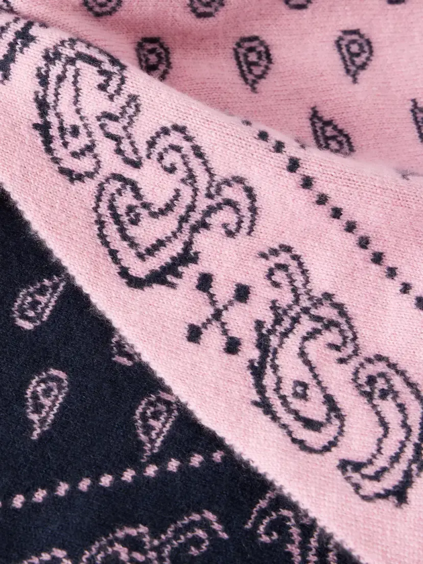 Guest In Residence The Wild Rag Cashmere-jacquard Scarf | Thumbnail 4