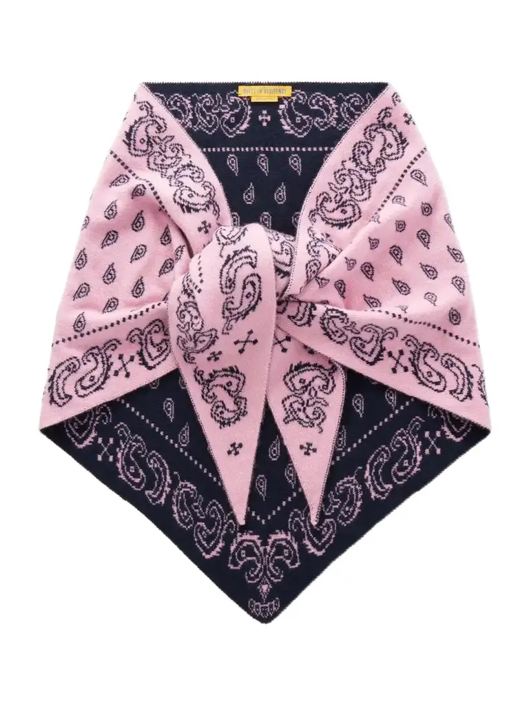 Guest In Residence The Wild Rag Cashmere-jacquard Scarf